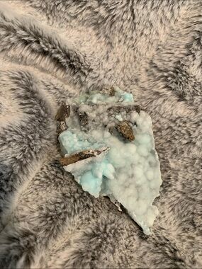 Blue Aragonite Crystal